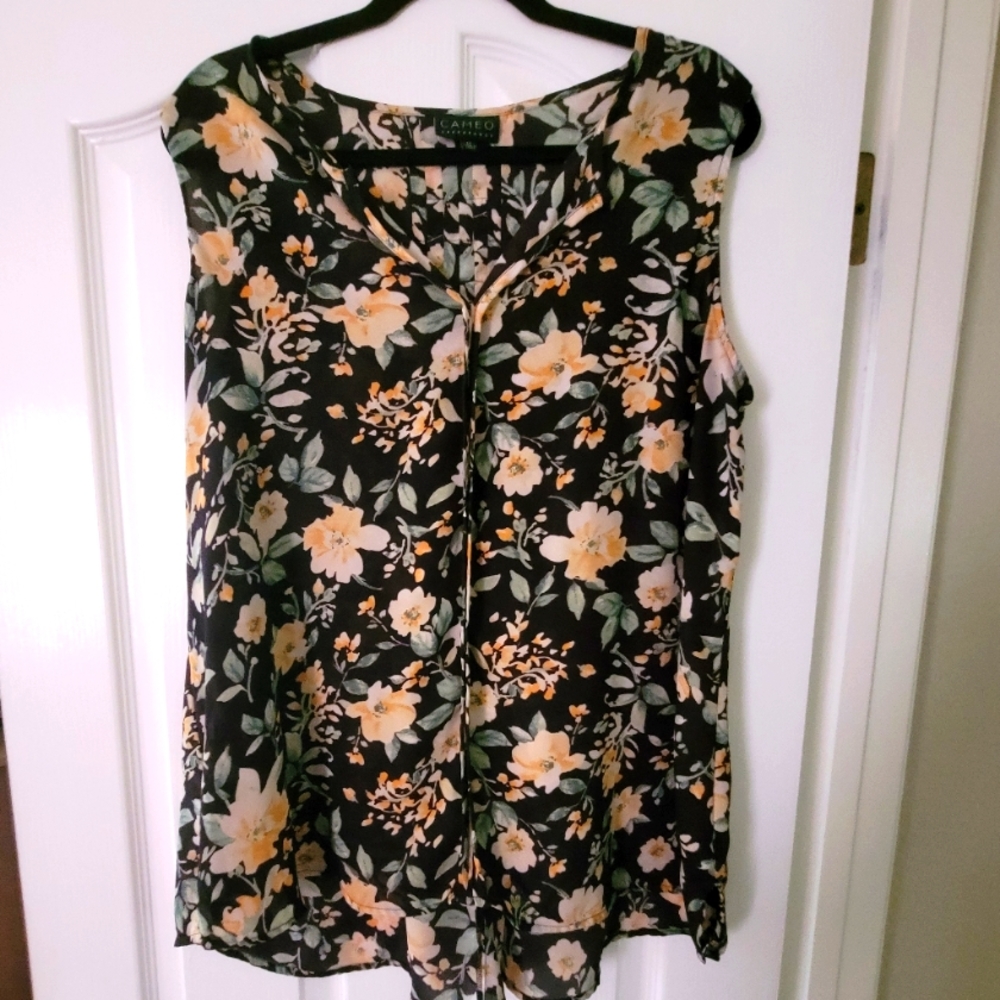 Cameo Caren Pleat Back Top 1X